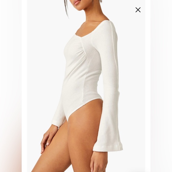 Free People Bodysuit NWT, On A Cloud - Picture 3 of 4